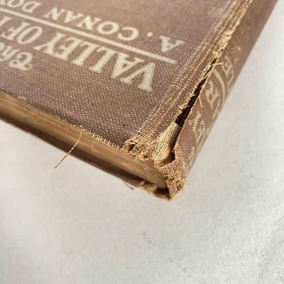 c1920 Sherlock Holmes Valley of Fear A Conan Doyle Hardbound Book Pub A.L. Burt - Picture 3 of 16